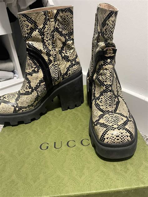 gucci sandals snake|Gucci snake boots price.